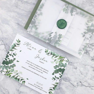 Meadow Wedding and Evening Invitation