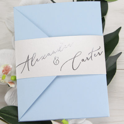 Alexander Pocketfold Wedding Invitation