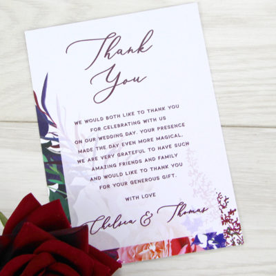 Chelsea Thank you Card