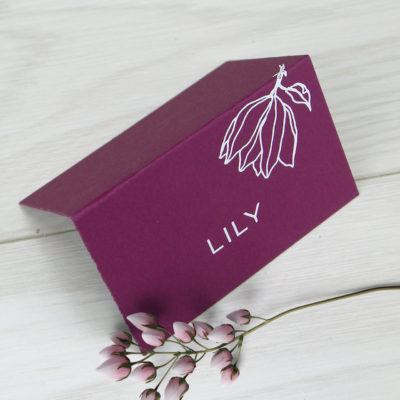Lily Place Card