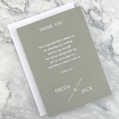 Freda Thank you Card