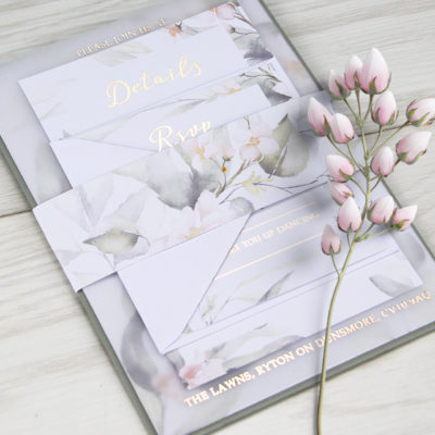 Jenna Wedding and Evening Invitation
