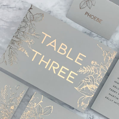 Phoebe Table Name / Number