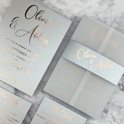 Olivia Wedding and Evening Invitation