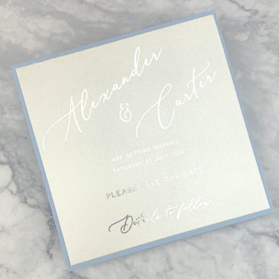 Alexander Save the Date Card