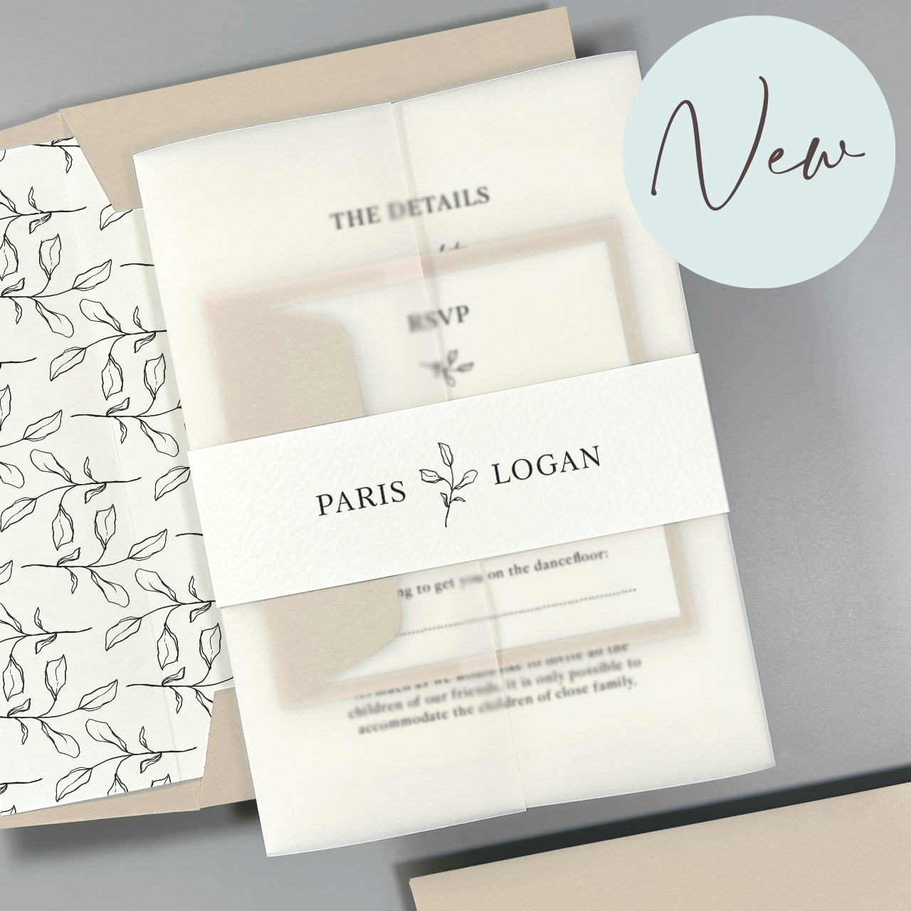 Paris Wedding Invitation Pure Invitation Wedding Invites