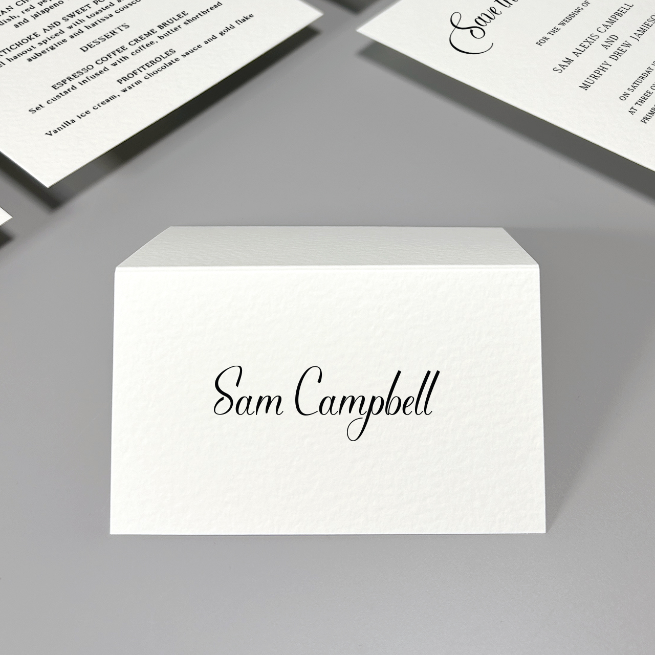 personalized seating cards